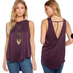 Chaser  silk charmeuse t-back tank‎ NWT medium Photo 1