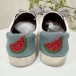 Circus by Sam Edelman  White Tennis Sneaker with Crystals Size 6 Preowned Photo 4