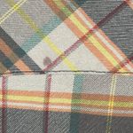 True Religion  Men's Pearl Snap Shirt Flannel Cotton Orange Tan XL Extra Large ST Photo 2