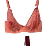 La Perla NWT  Studio 2 Sheer Lace Bra Pink / Peach Size 34D $118‎ Photo 0