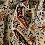 Veronica Beard Beige Derby Paisley Silk Midi Dress Womens Size 00 Ruffles Photo 10