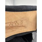 Michael Kors Emily Black Suede Leather Boot Patent Ankle Strap Sz 6.5 Equestrian Photo 10