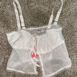Beginning Boutique Frankie white crop top Photo 1
