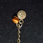 Vintage 5X Brushed Gold Tone Multiple Circular Disc's Snake Chain16" Necklace Photo 1