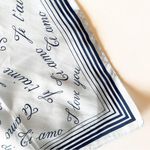 Light Blue I Love You Scarf Photo 3