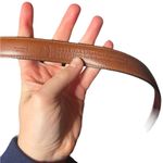 Coach Vintage Burgundy Leather Belt 36 in Photo 5