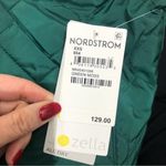 Zella Quilted Bomber Jacket in Green Moss XXS NWT Photo 6