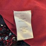 Theia Mixed Berry Sequin Shift Dress Open Cowl Back size 6 Cocktail Scoop Neck Blue Photo 11