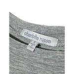 Charlotte Russe High Lo Long Sleeve Gray Shirt Polyester Rayon Spandex Womens S Photo 3