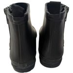 Madewell  Women's Zip-Up Lugsole Rain Boot Waterproof Black Size 9‎ Ankle Booties Photo 6