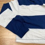 Women's Striped Long Sleeve Oakland Graphic Polo T Photo 3