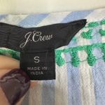 J.Crew  Embroidered Beach Tunic In Stripe L2790 Vacation Floral Size S Photo 2