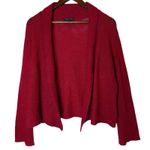 Eileen Fisher Wool Mohair Blend Open Cardigan Red size XS Photo 0