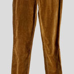 Pilcro and the Letterpress Anthropologie Brown Fit Serig Velvet Skinny Pants 26 Photo 0