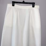 Cricket Lane vintage white pleated midi skirt Size 16 Photo 1