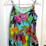 Trina Turk Women's Hadley Peplum Dahlia Dell Print Tank W-582 Size S Photo 3