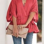 Coral Blouse, Large Pink Photo 0