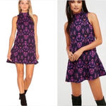 Free People Amelia Mock Neck Drop Waist Dress Sleeveless Boho Size XS Photo 9