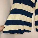 FP Beach Free People Beach Knit Picnic Stripe Sweater Romper In Sailers Blue Combo medium Photo 3
