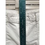 st. john's bay ‎ White Soft Cotton Cargo Short Size 8 Pockets/Zip Mid Rise Photo 1