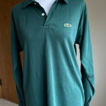 Lacoste  Green Long Sleeve Polo Shirt no tag is like size M-L Photo 0