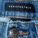 Aeropostale  Blue Jeans Womens 2 Mom Jeans Distressed Ripped Grunge‎ Streetwear Photo 12