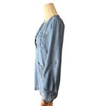 Banana Republic  Women's Chambray Denim Tunic Dress Size 2 With Pockets Classic Photo 3