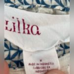 Butterfly 100% cotton pajama/lounge pants, drawstring waist, pockets: size M White Size M Photo 3