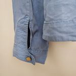 Zadig & Voltaire Jacket Light Blue Military Style Skull Zip Up Patch Casual Photo 8