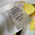 Ann Taylor ⭐️ Floral Camp Shirt - Yellow Spring Size S Photo 6