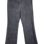 Willi Smith Gray Denim Wide Leg Trouser Jean Size 8 Bootcut Gray Jeans Photo 0