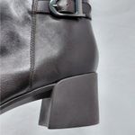 Easy Spirit  Womens Ankle Boots 7.5W Brown Leather Chunky Block Heel Casual Chic Photo 6