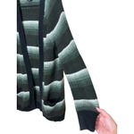 Gap  Women XL Green Ombre Striped Longline Cardigan Sweater Pockets Photo 2