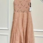 Red Valentino $2140  Silk Crystal-embellished Womens Midi Dress Pink Sz 36 Photo 6