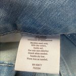 Decree  Sky Blue Frayed Jean Shorts Photo 2