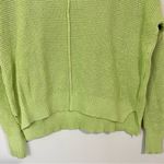 Sweet Romeo Women’s Waffle Knit Lightweight Pullover Sweater Green Size XS NWT Photo 3