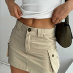 Princess Polly  Lydie Cargo Mini Skirt Beige Photo 0