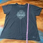 Life is Good Crusher Tee Short Sleeve Dragon fly floral graphic large Peru Photo 7