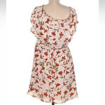 Lovers + Friends  Floral Off The Shoulder Ruffle Dress Size Medium M Photo 3