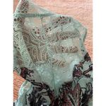 Free People NWT Intimately  Y2k Marsha Lace Slip Dress  Turquoise Blue Floral S Photo 6