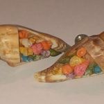 Vintage Conch Shell Tiny Colorful Shells Screw Back Clip On Earrings Photo 0