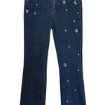 Madewell Womens Size 25 Cali Demi Boot Cropped Star Moon Celestial Edition Jeans Photo 0