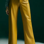 Maeve  by Athropologie The Colette Cropped Vegan Leather Pants size 29T Photo 0