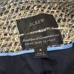 J.Crew  Women Braided Trim Jacket Speckled Tweed Blazer Old Money Career Size 4 Photo 8