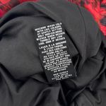 Bagatelle Collection Rose Print Mesh Ruched Mock Neck Long Sleeve Blouse Large Photo 10