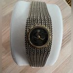 Bulova  Ladies Watch Rare Vintage Mesh Bracelet Diamond in Black Dial Photo 9