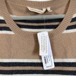Soft Surroundings Plus Size  Shayna Cashmere Sweater Tan/Black Stripe Size 2X NWT Photo 4