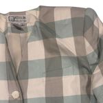 Vintage Plaid Button Photo 9