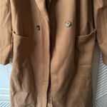SheIn Tan Wool Pea Coat Photo 6