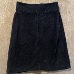Gap  Skirt Womens 6 Corduroy Black Pencil Knee Fitted Back Zipper Modest Minimal Photo 0